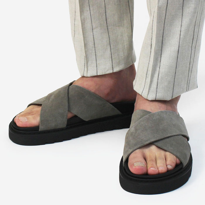 【未使用】MARUO de BARI／1730 スエードサンダル サイズ40 未使用】MARUO de BARI／1730 スエードサンダル サイズ40 - メルカリ
