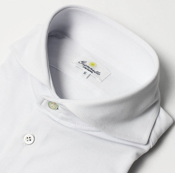 ジャンネット GIANNETTO POLO SHIRT ポロシャツ コットン 鹿の子