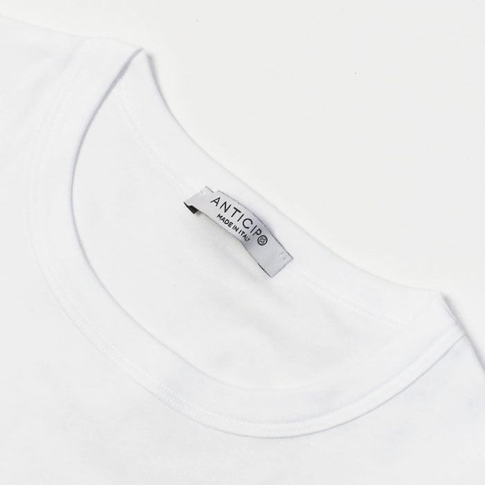アンティーチポ / ANTICIPO クルーネック Tシャツ スーピマコットン
