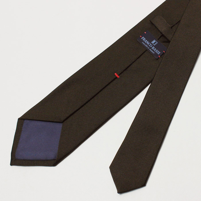 【未使用品】FRANCO BASSI フランコ バッシ シルク ソリッドタイ FRANCO BASSI 【ポストへお届け】フランコバッシ / ネクタイ
