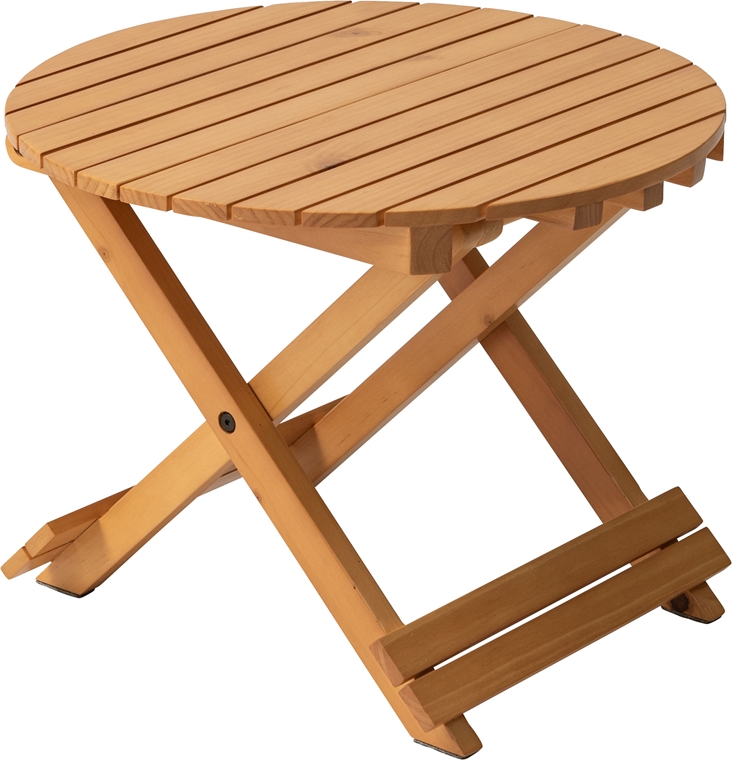 ガーデンテーブル アウトドアテーブル/天然木/折り畳み/幅45 高さ34.8｜lucentmart-bed｜02