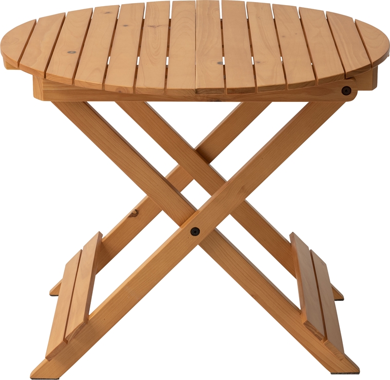 ガーデンテーブル アウトドアテーブル/天然木/折り畳み/幅60 高さ49｜lucentmart-bed｜02
