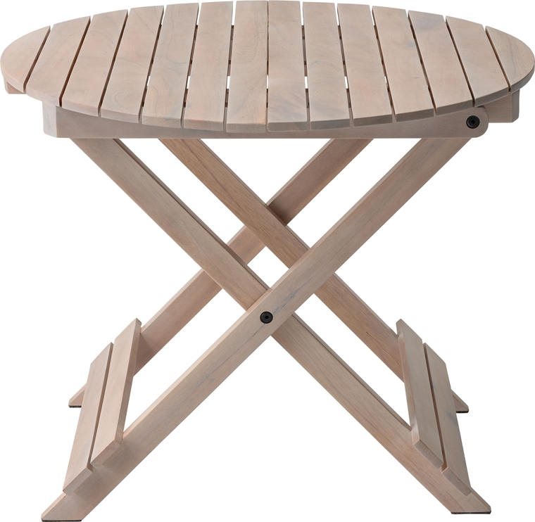 ガーデンテーブル アウトドアテーブル/天然木/折り畳み/幅60 高さ49｜lucentmart-bed｜03
