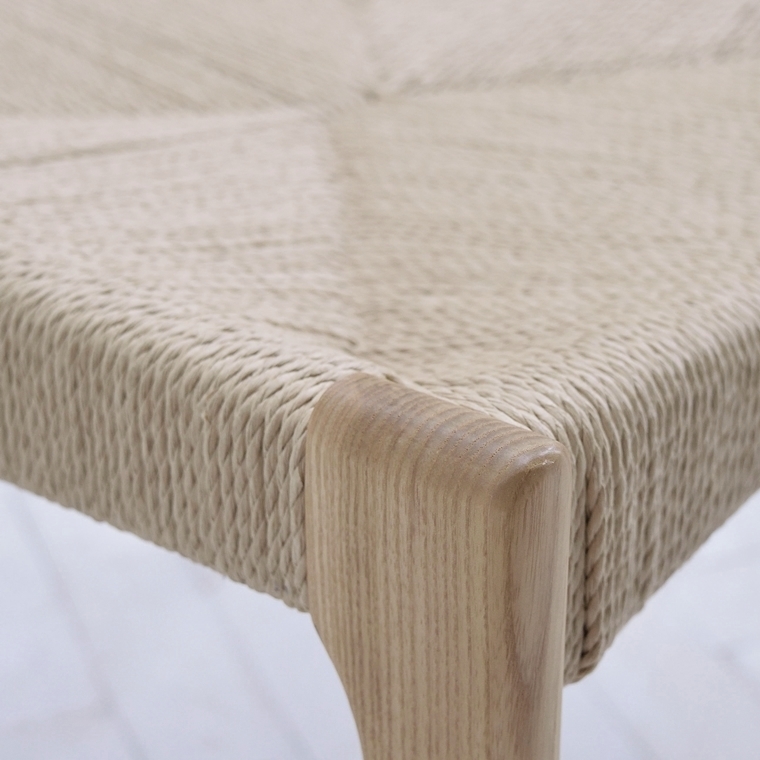 ハイチェア カウンターチェア/ペーパーコード/木製 和/幅36 座面高70 |  | 16