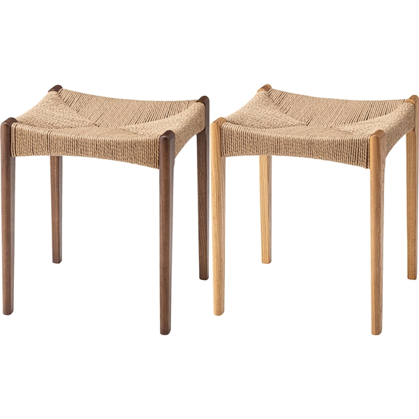 スツール/丸椅子/ペーパーコード/木製 和/幅40 座面高45 : 内装屋