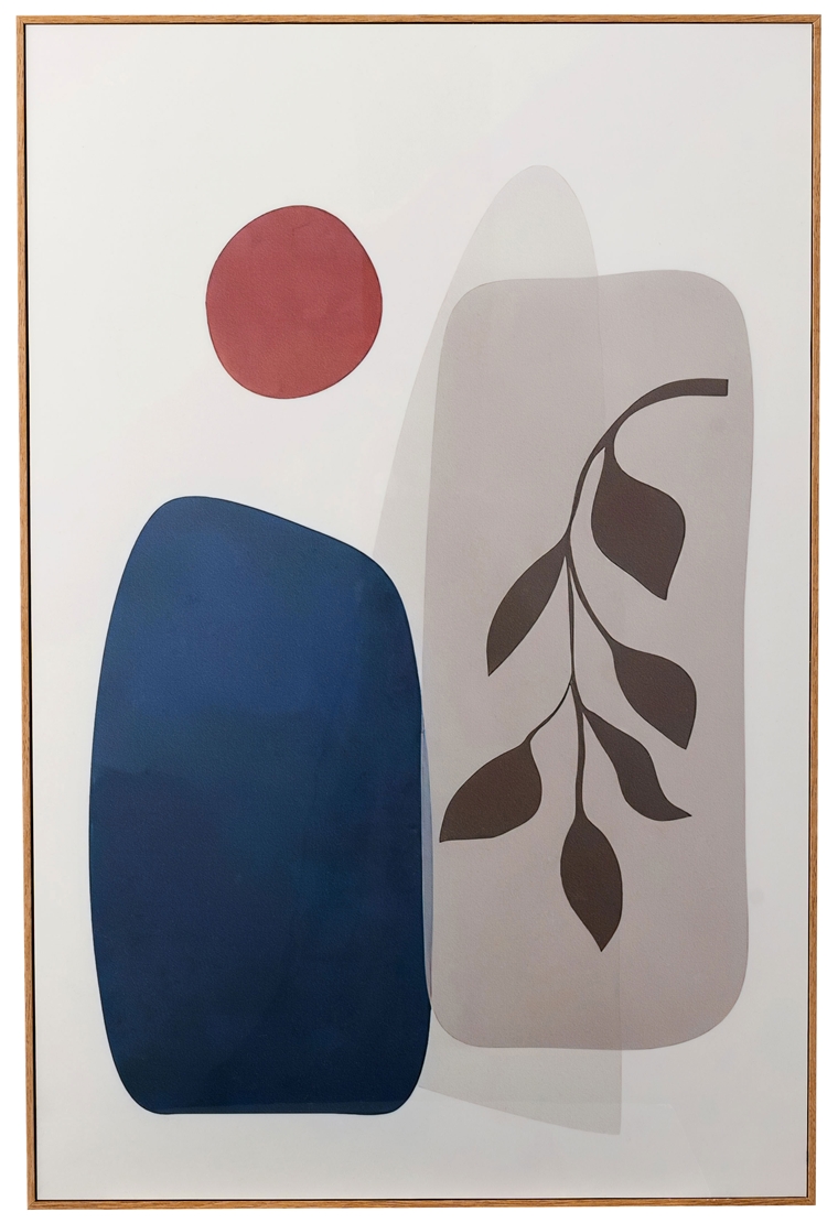 アート 壁掛け 絵画/アートパネル/デザイン 赤い丸/40×60 : 内装屋