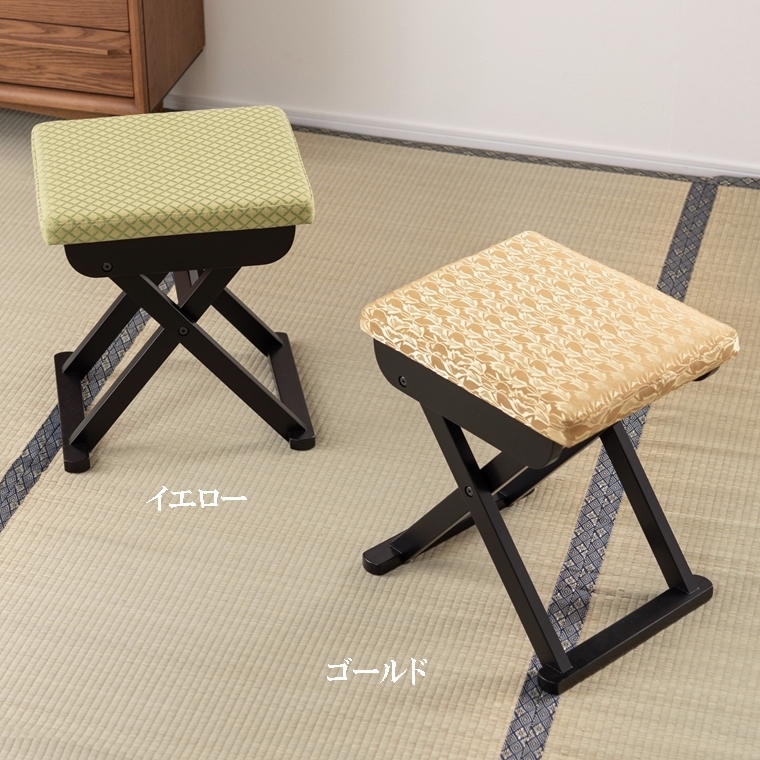 スツール/木製/座敷 法事 和室 椅子/１脚/幅34.5 座面高45 |  | 07