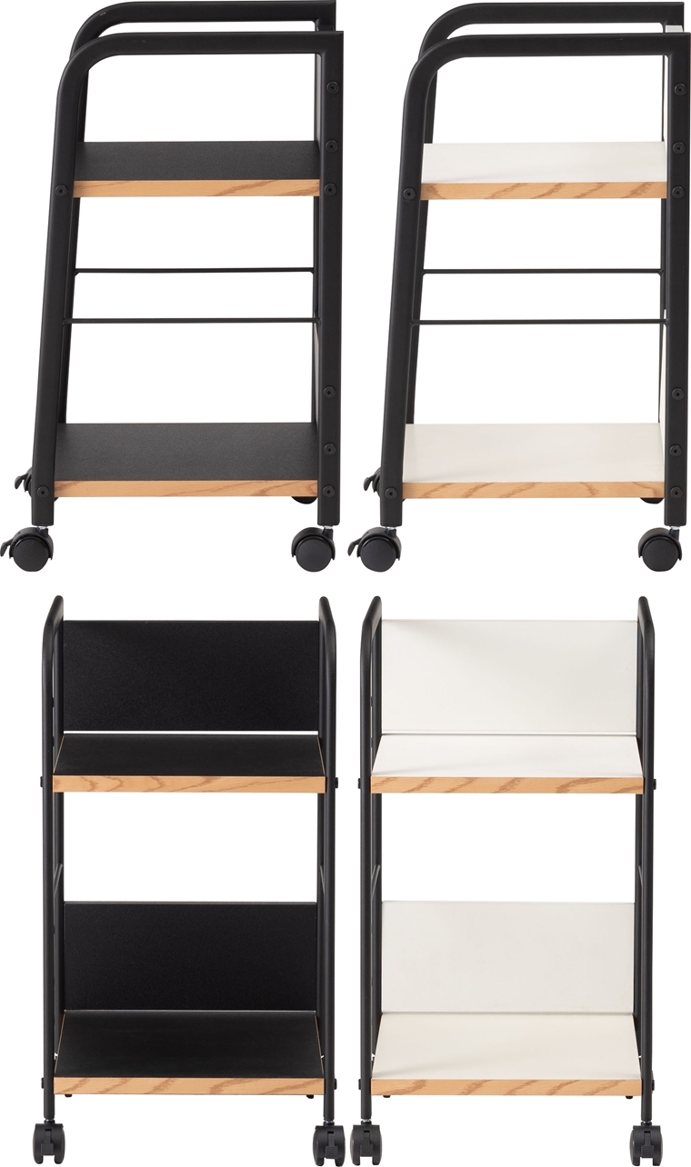 オープンラック シェルフ デスクワゴン/キャスター付/幅32.5 奥行34 高さ60 |  | 07