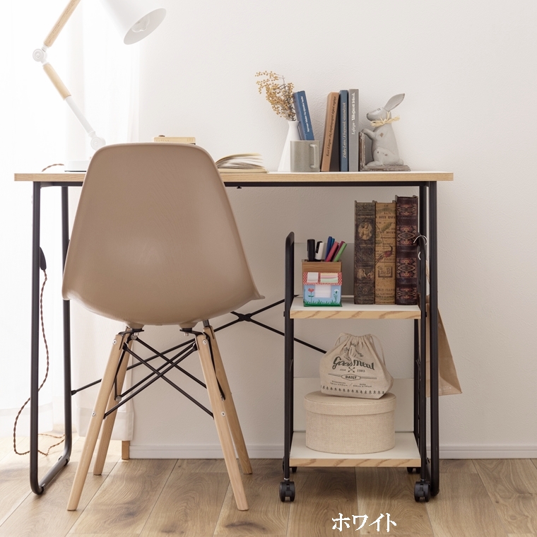 オープンラック シェルフ デスクワゴン/キャスター付/幅32.5 奥行34 高さ60 |  | 09