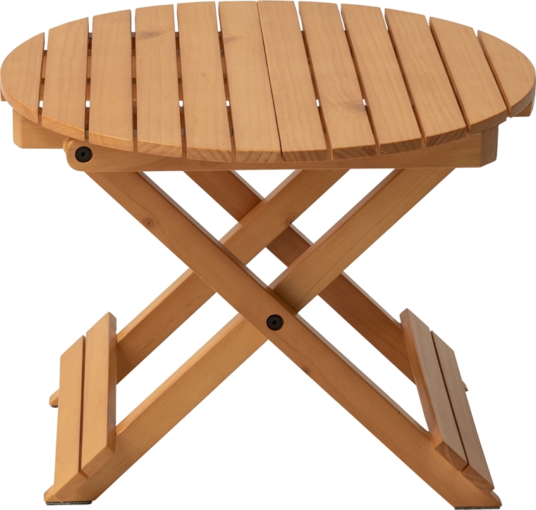 ガーデンテーブル アウトドアテーブル/天然木/折り畳み/幅45 高さ34.8｜lucentmart-bed｜06