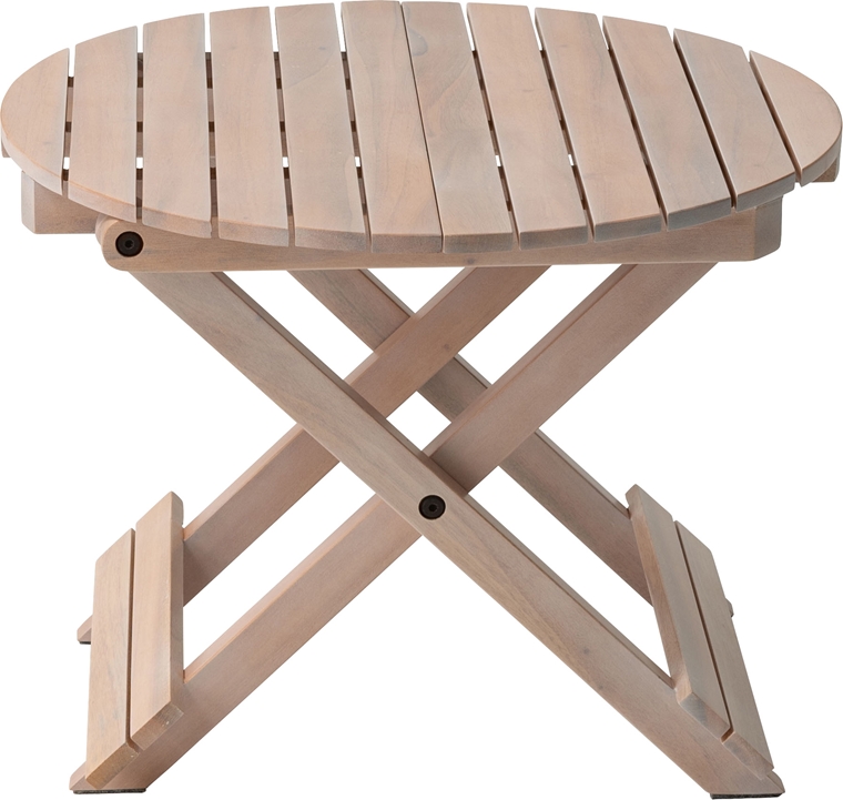 ガーデンテーブル アウトドアテーブル/天然木/折り畳み/幅45 高さ34.8｜lucentmart-bed｜07