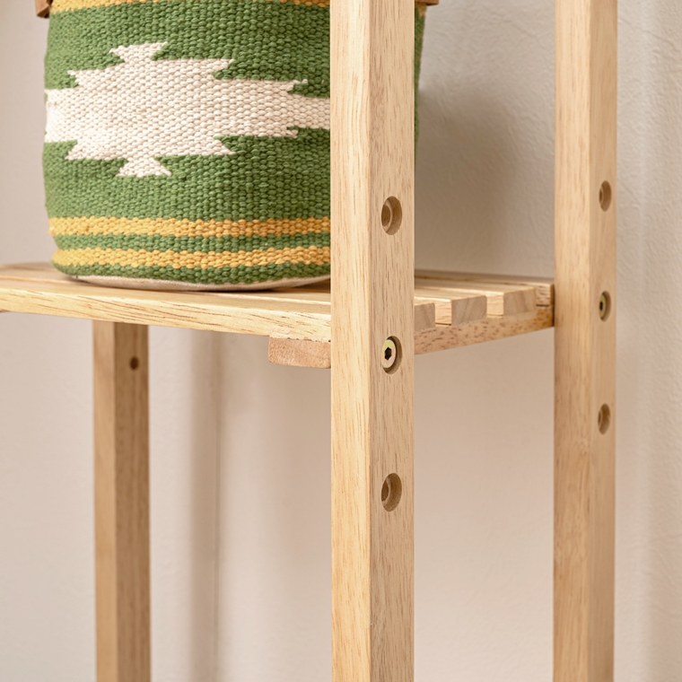 オープンラック シェルフ/３段 スリム/天然木/幅30 奥行21 高さ71 |  | 09