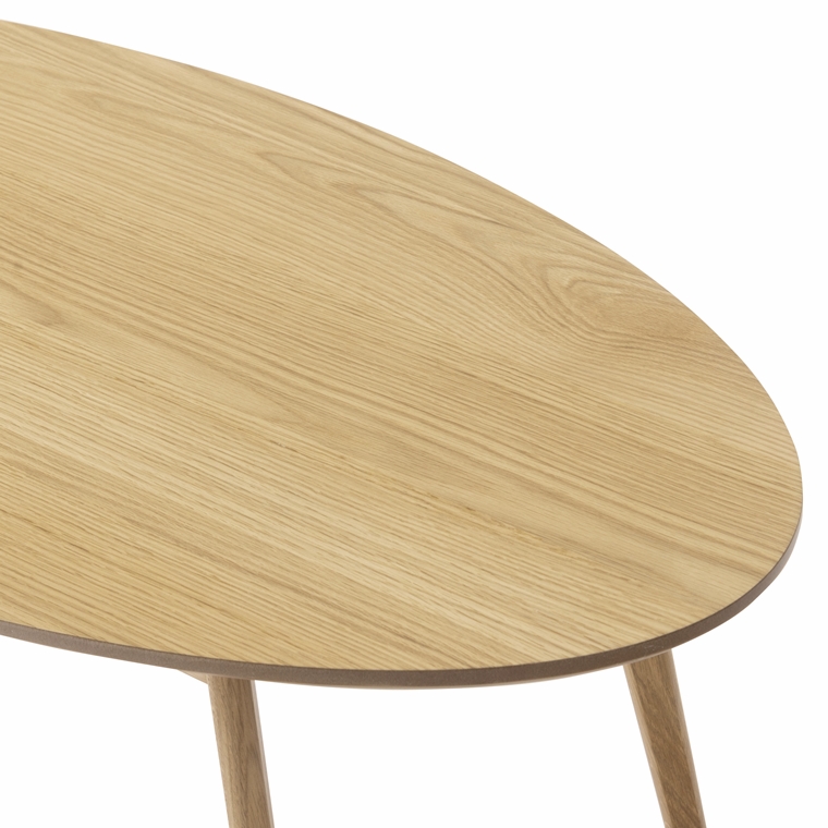 センターテーブル オーバル型　楕円 センターテーブル リビングテーブル/楕円形 オーバル/幅120 奥行55 高