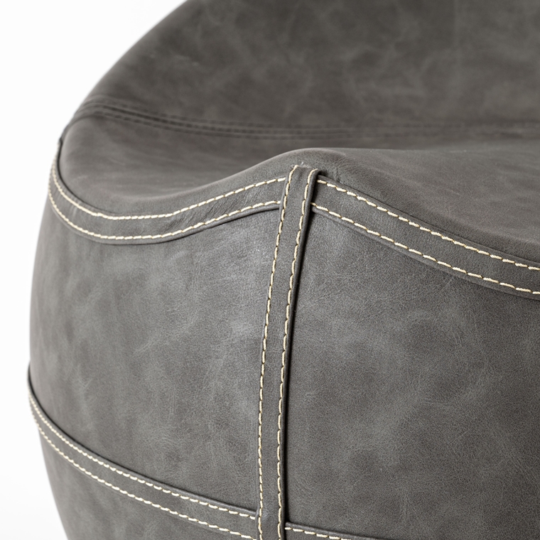 スツール 丸椅子/ボール形/ソフトレザー ヴィンテージ/幅58.5 座面高35 |  | 19