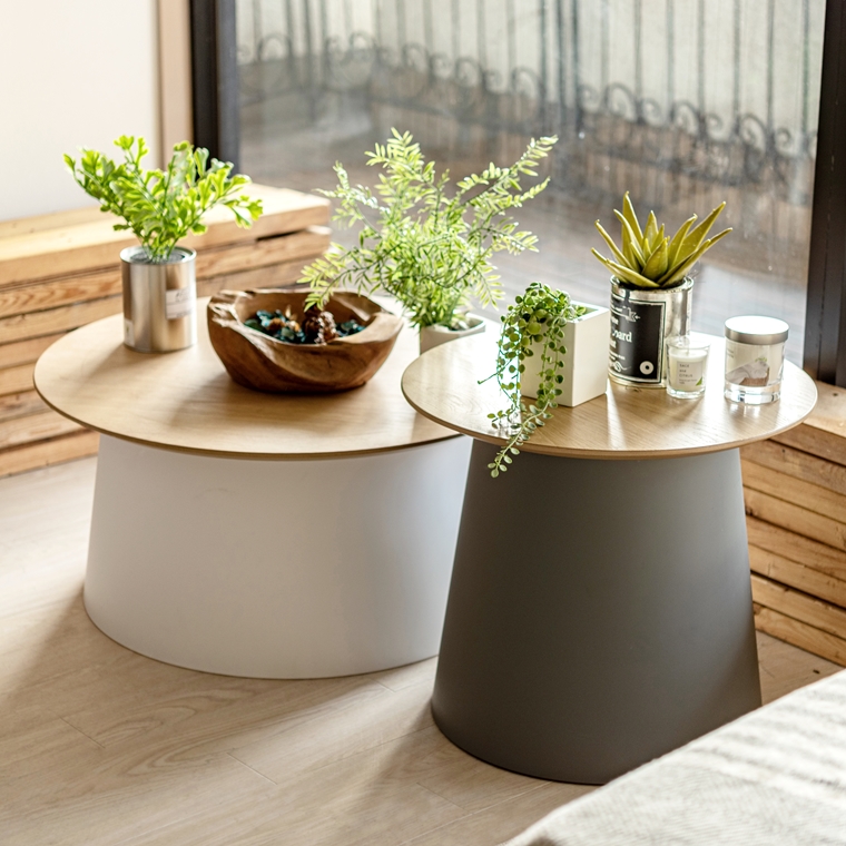 センターテーブル リビングテーブル/円形/幅69 高さ32.5 : 内装屋