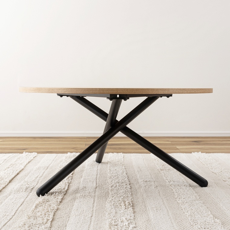 センターテーブル リビングテーブル 丸テーブル/幅80 高さ40.5 |  | 03