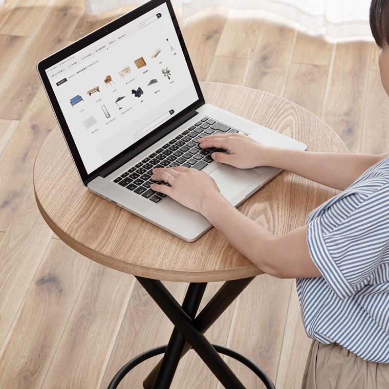 カウンターテーブル ハイテーブル 丸テーブル/幅60 高さ96.5 |  | 07