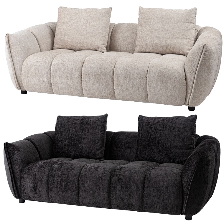 ソファー ソファ/三人掛け クッション付き/幅200 座面高42/送料お問い合わせ | 