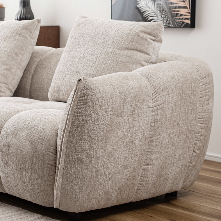 ソファー ソファ/三人掛け クッション付き/幅200 座面高42/送料お問い合わせ |  | 18