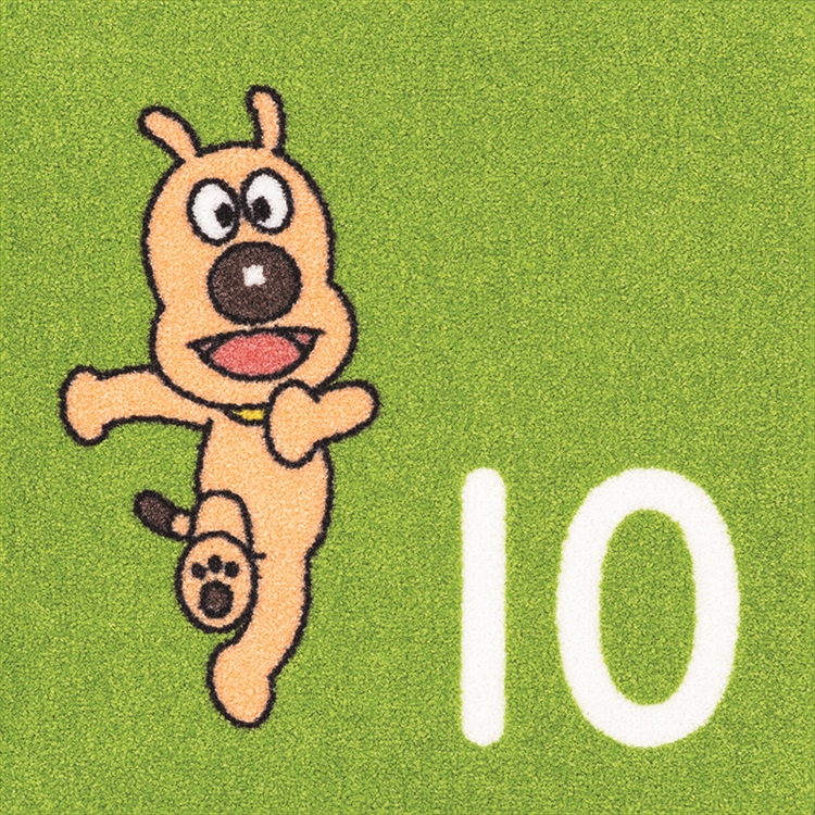 タイルカーペット/洗える/東リ/アンパンマン 数字 40×40cm/10枚セット １０タイプ | 東リ | 15