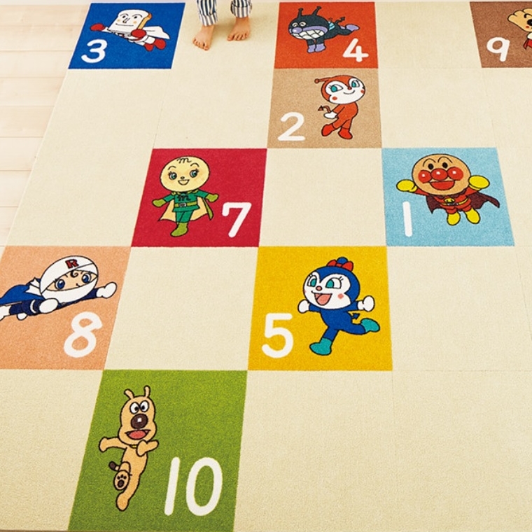 アンパンマン　東リ数字パネルマット アンパンマンすうじ [パネルカーペット] AKPN-SET10 東リ 住宅用