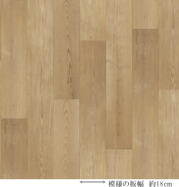 クッションフロア CF-P/幅182cm/1mから10cm単位 計り売り/東リ 抗ウイルス 消臭 ペット可 日本製/CF3704 フォースエイジドシダー柄 業務用 住宅用 | 東リ | 01