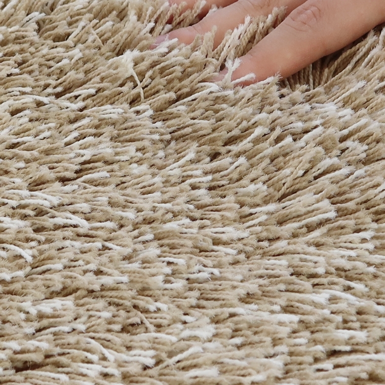 シャギーラグ 廊下敷/ブランド 絨毯/45×300〜90×340cm 長方形 楕円/国産/TOLI STRAIGHT40/５色/ハンドタフトの画像