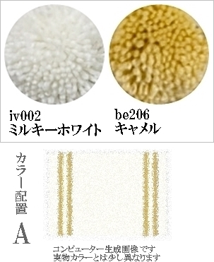 ラグ センターラグ/シンプルパターンデザイン 2本線05/100〜200cm パイル長15ー25mm/日本製 受注生産/オーダーメイド ecoulu |  | 21