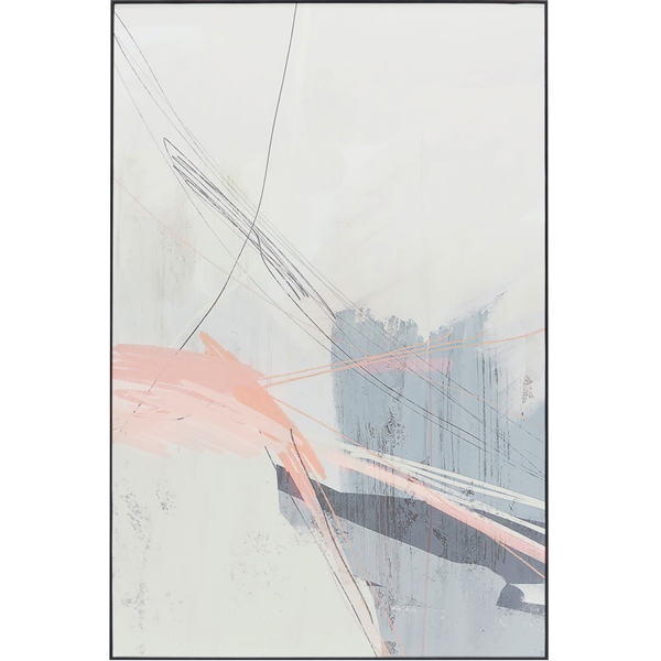 アートフレーム 壁掛け 絵画 アート/デザイン アブストラクトグレー/60×90｜lucentmart-interior｜02