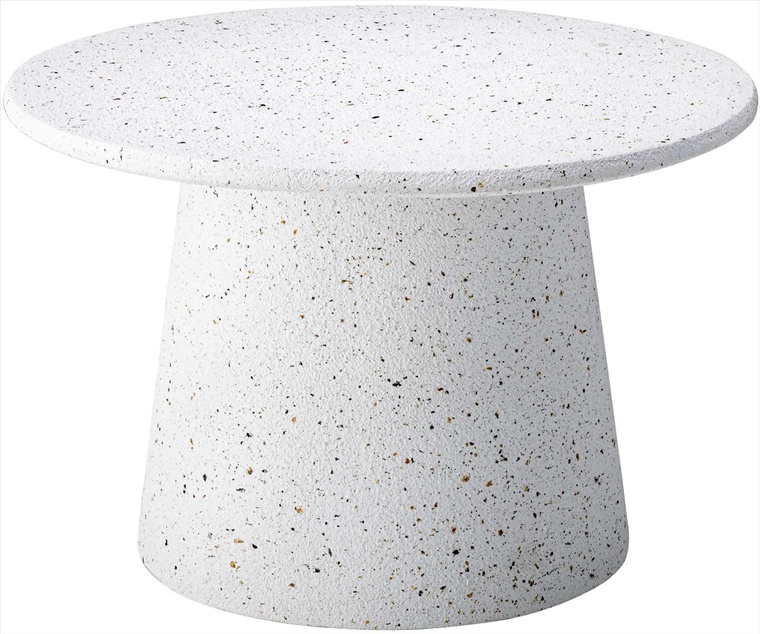 センターテーブル リビングテーブル 円形/ディスプレー台/グラスファイバー テラゾー調/幅60 高さ38 |  | 02