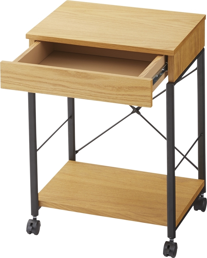 収納ワゴン サイドワゴン 小テーブル/引出/幅45 高さ61.5 |  | 01