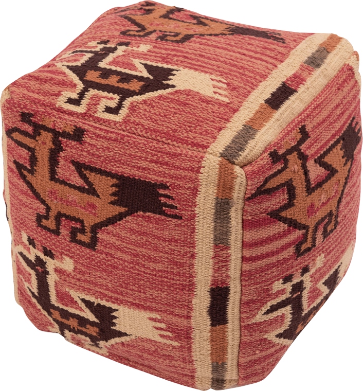 クッション スツール プフ/キリム エスニック柄/発泡ビーズ/キューブ 幅30 厚さ30 |  | 04