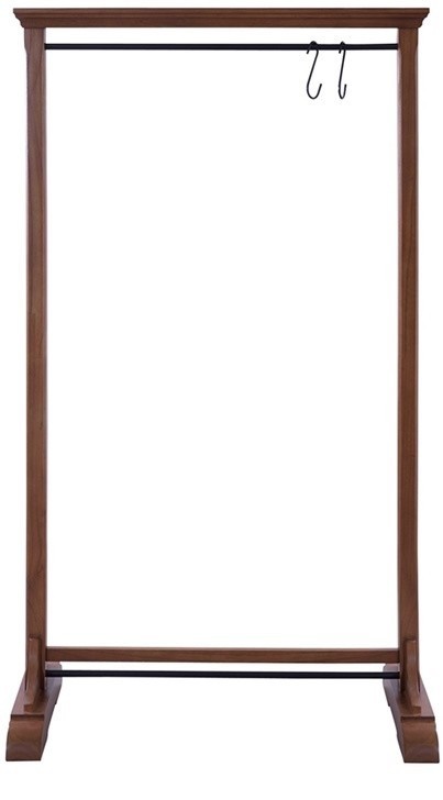 ハンガーラック ハンガースタンド ハンガーパイプ/天然木/幅91 高さ160 |  | 01