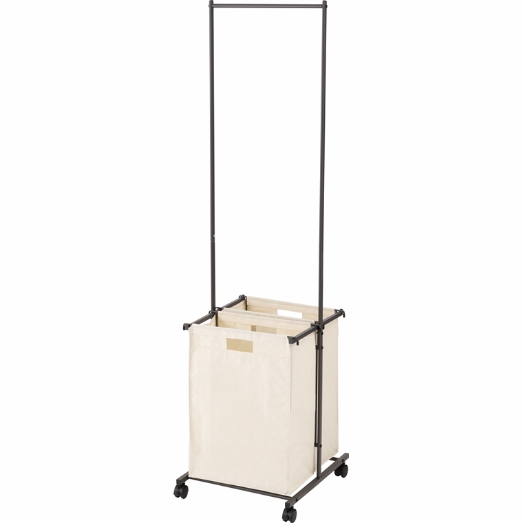 ランドリーハンガー バスケット付き/幅40 高157.5 |  | 01