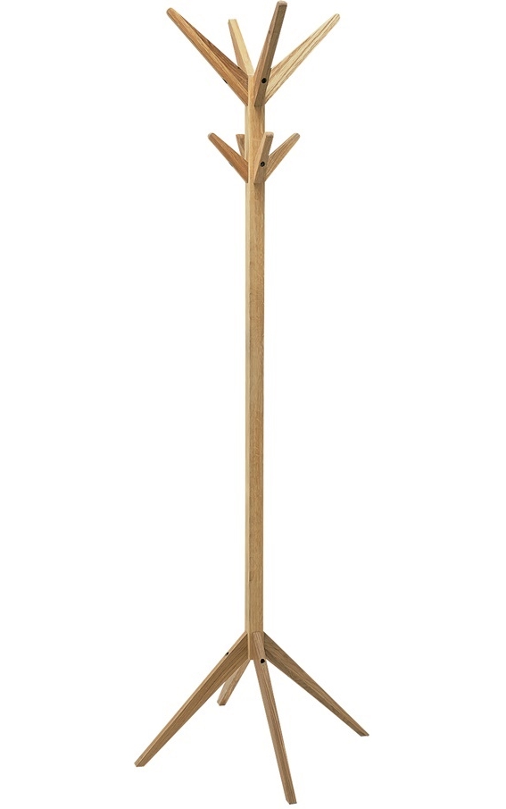 ポールハンガー 帽子掛 コート掛/天然木/幅61 奥行61 高さ179 |  | 01
