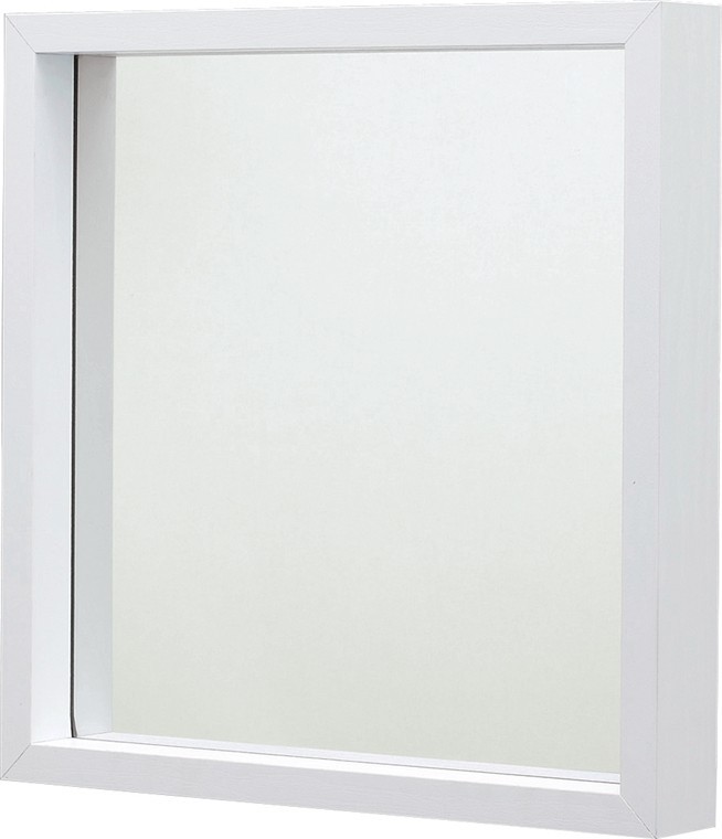 壁面ディスプレー/ミラー サイズＬ/壁面収納/１個/幅42 高さ42 |  | 02