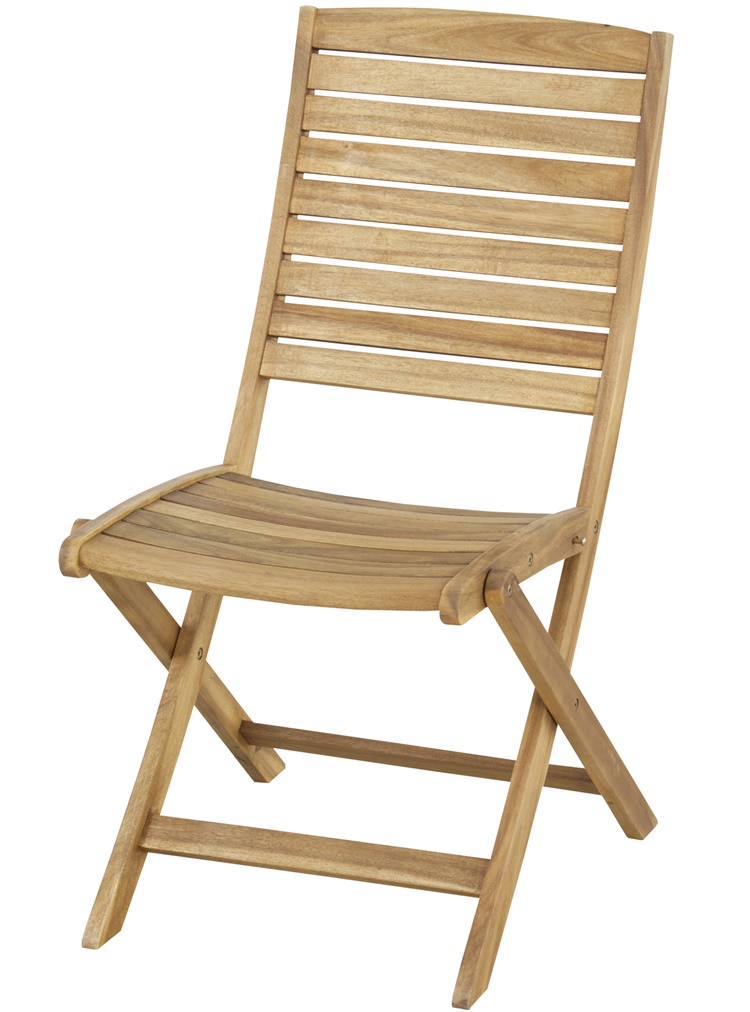 チェア ガーデンチェア デッキチェア/折畳み 天然木/幅46.5 座面高44.5