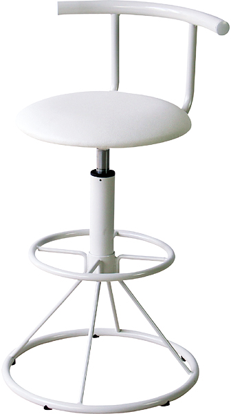 ハイチェア カウンターチェア/回転昇降機能付 合皮/1脚/幅41 座面高57