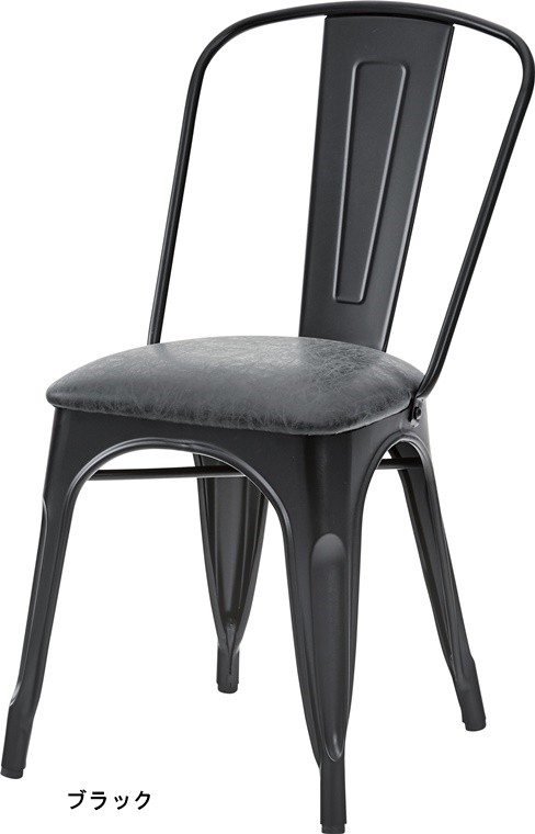 チェア ダイニングチェア/スチール 合皮/１脚/幅44 座面高47 |  | 01