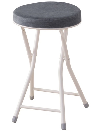 スツール 腰掛 丸椅子 パイプ椅子/折畳/１脚/幅30 高さ49 |  | 02