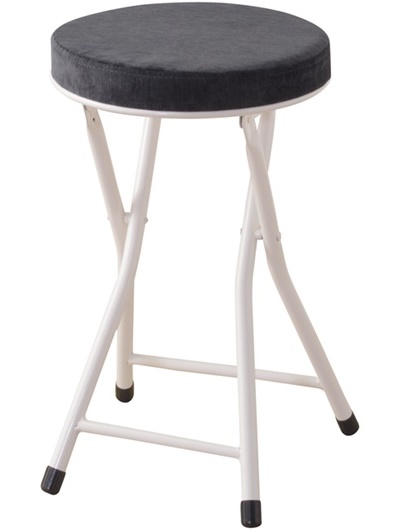 スツール 腰掛 丸椅子 パイプ椅子/折畳/１脚/幅30 高さ49 |  | 05