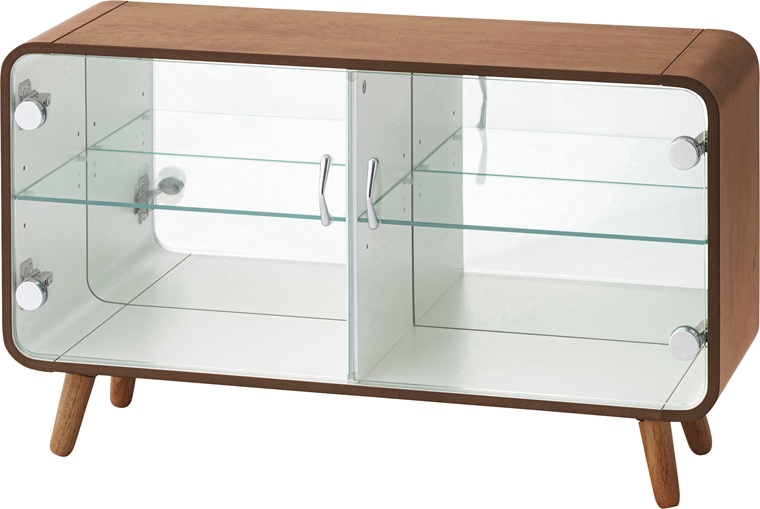 キャビネット シェルフ コレクション/ガラス 扉付き/幅79.5 高さ46 |  | 01