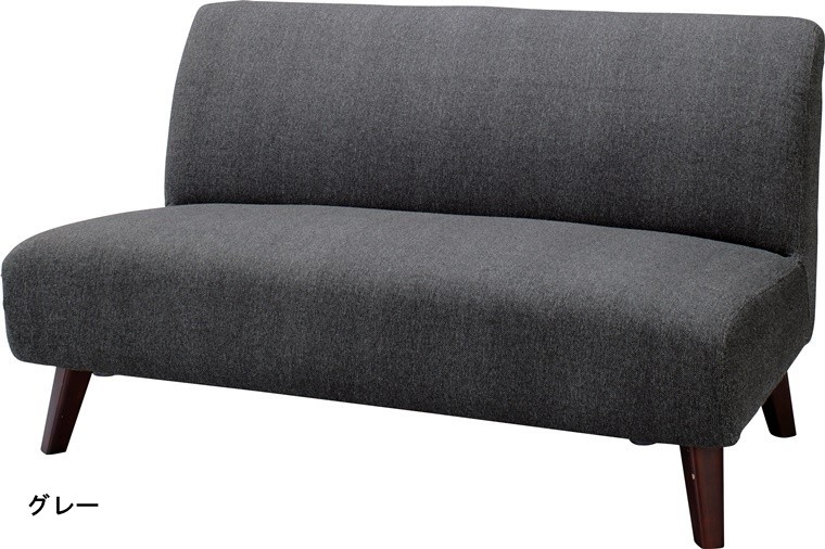 ソファー ソファ/二人掛け/ロースタイル可/幅121 高さ71 座面高37 |  | 02