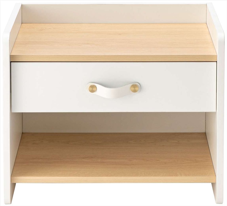サイドテーブル ナイトテーブル/引き出し 収納付き/幅50 高さ40 |  | 01