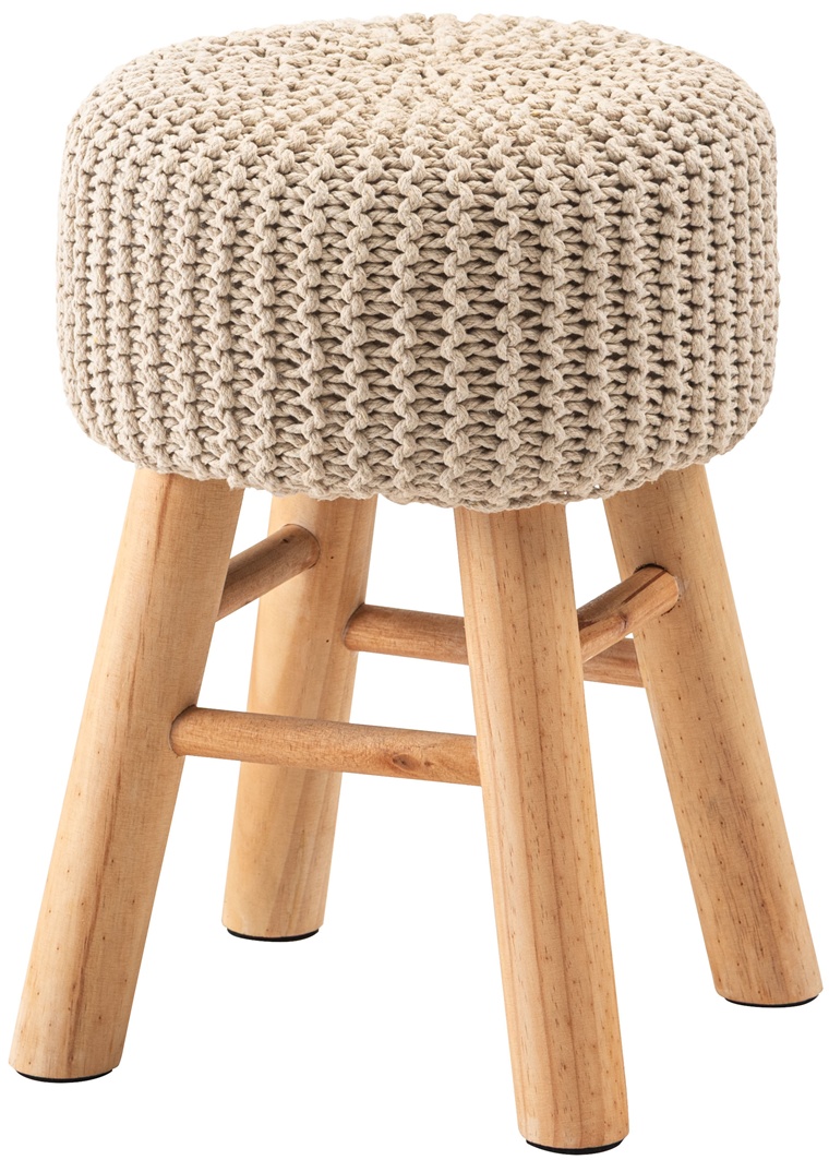 スツール 腰掛 丸椅子/１脚/幅28 高さ40/編み込みデザイン |  | 02