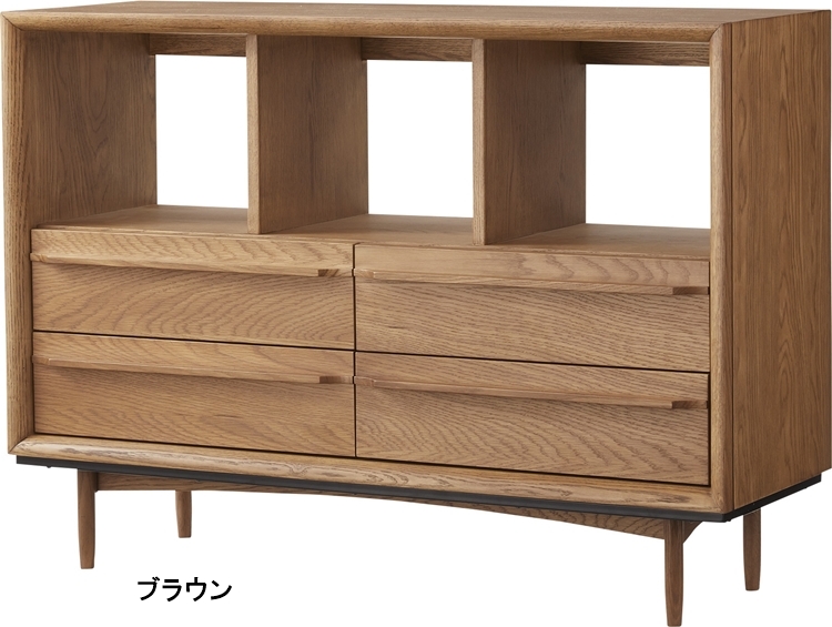 オープンラック シェルフ 本棚/チェスト/引出 収納/幅100 奥行34 高さ72 |  | 01