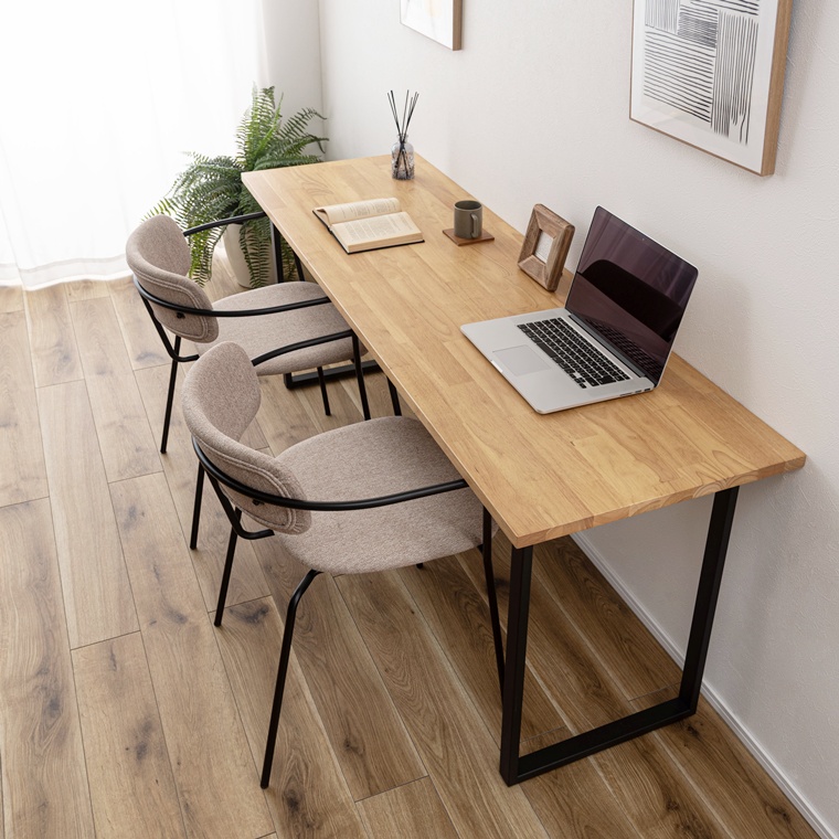 ダイニングテーブル ワークテーブル カウンターテーブル/幅180 奥行55 高さ70/薄型/天然木 |  | 06