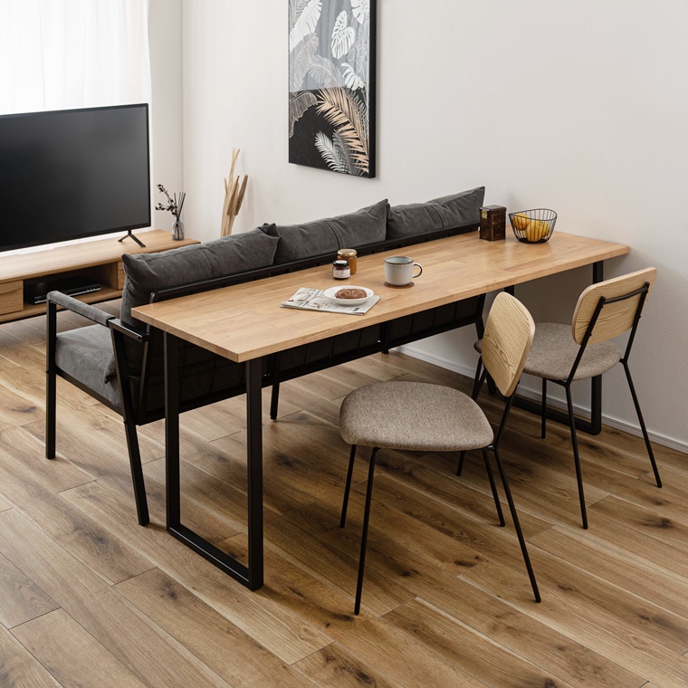 ダイニングテーブル ワークテーブル カウンターテーブル/幅180 奥行55 高さ70/薄型/天然木 |  | 07