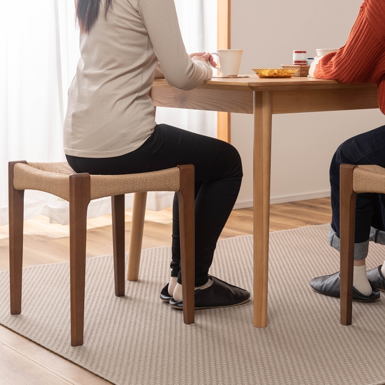 スツール/丸椅子/ペーパーコード/木製 和/幅40 座面高45 |  | 14