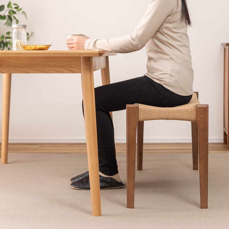 ベンチ/長椅子/ペーパーコード/木製 和/幅105 座面高45 |  | 14